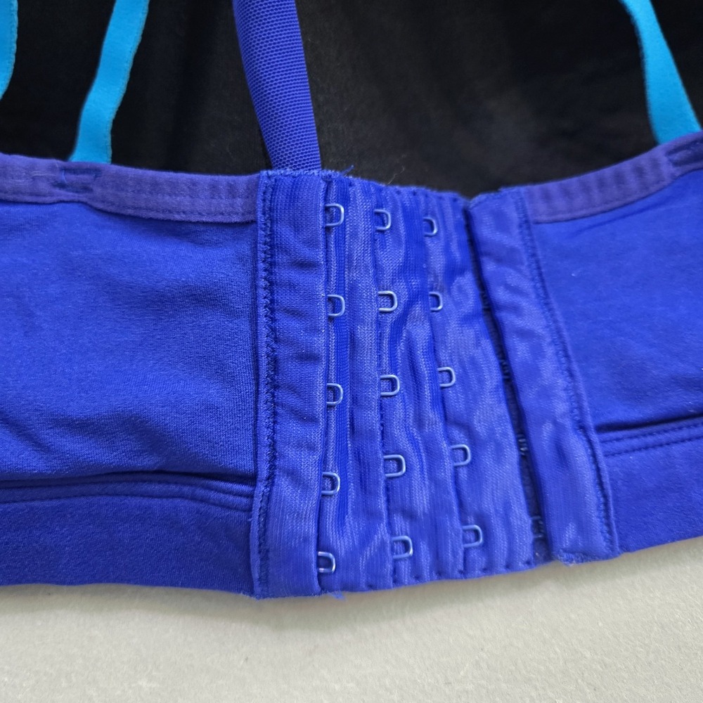 LIVI Women Bra 44D Blue T Shirt Wireless Strap Adjustable Racerback - Picture 10 of 11